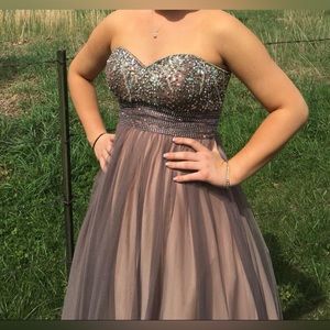 Strapless Prom Dress